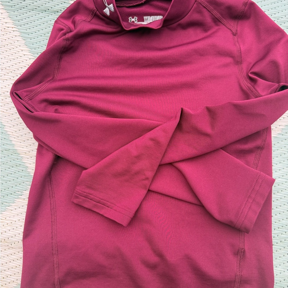 Under Armour Kids Long Sleeve Tee - Maroon